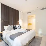 5 Min Dubai Mall & Fountain - Partly Burj Khalifa View - Swimingpool - Business Bay