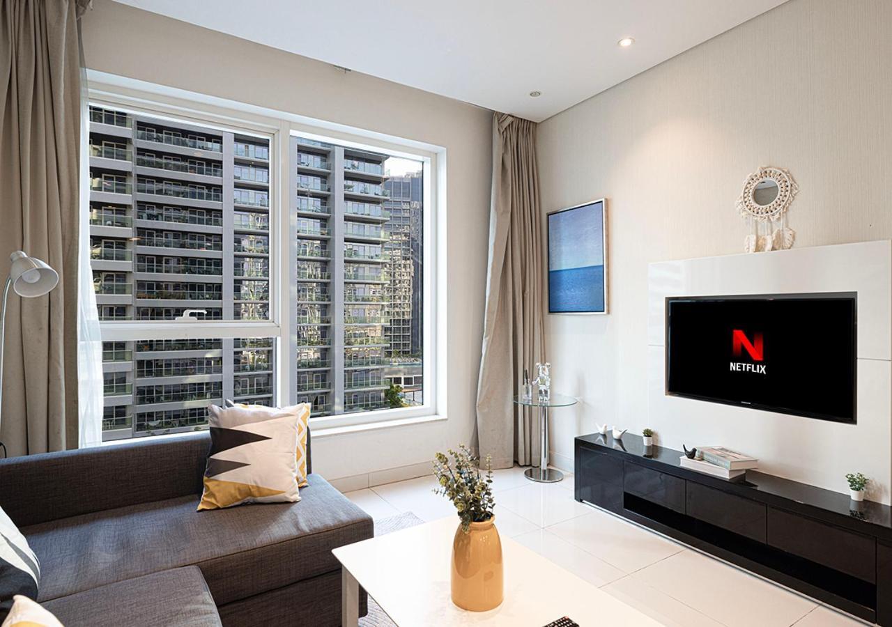 Apartment 5 Min Mall & Fountain - Partly Burj Khalifa View - Swimingpool - Business Bay *