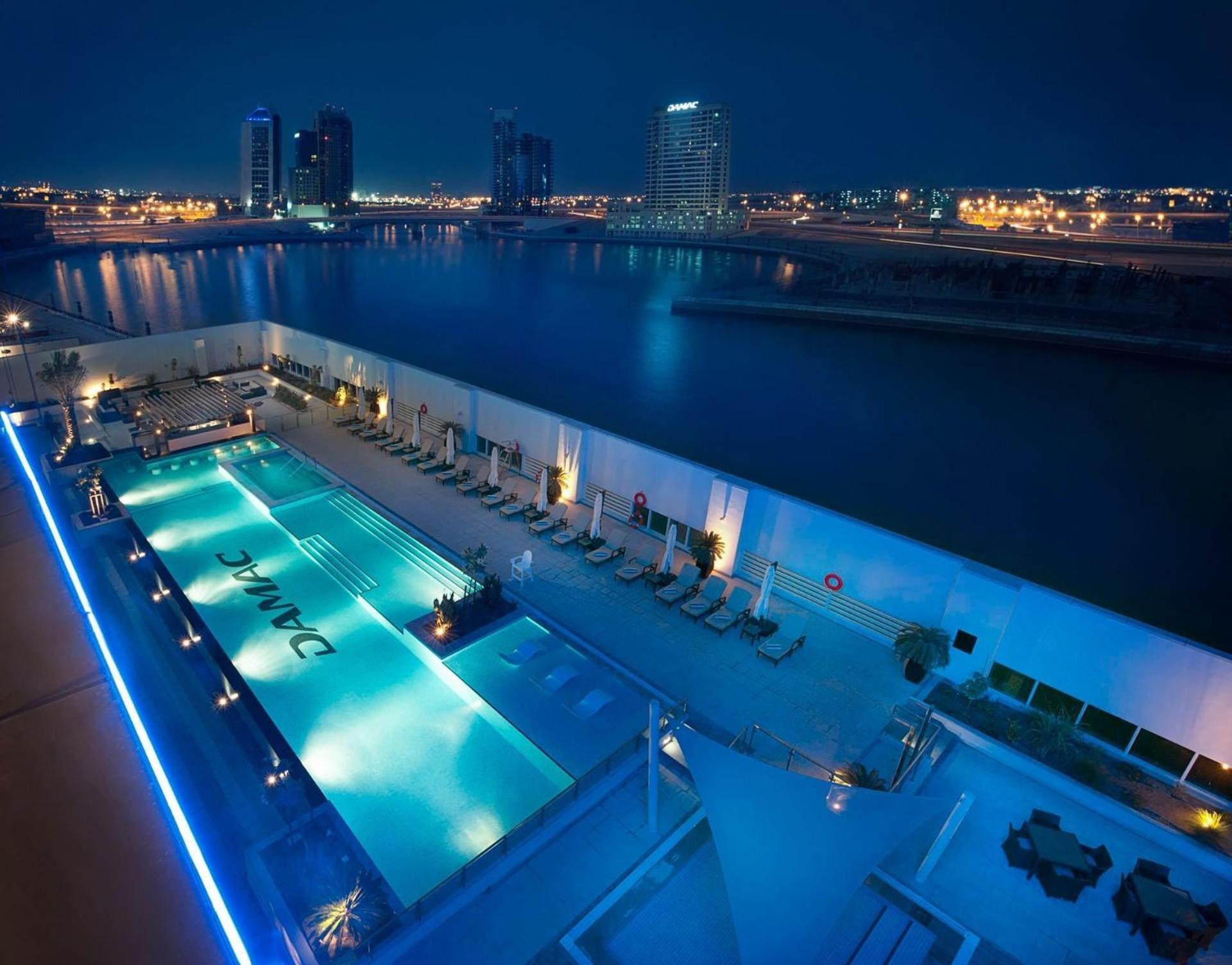5 Min Mall & Fountain - Partly Burj Khalifa View - Swimingpool - Business Bay